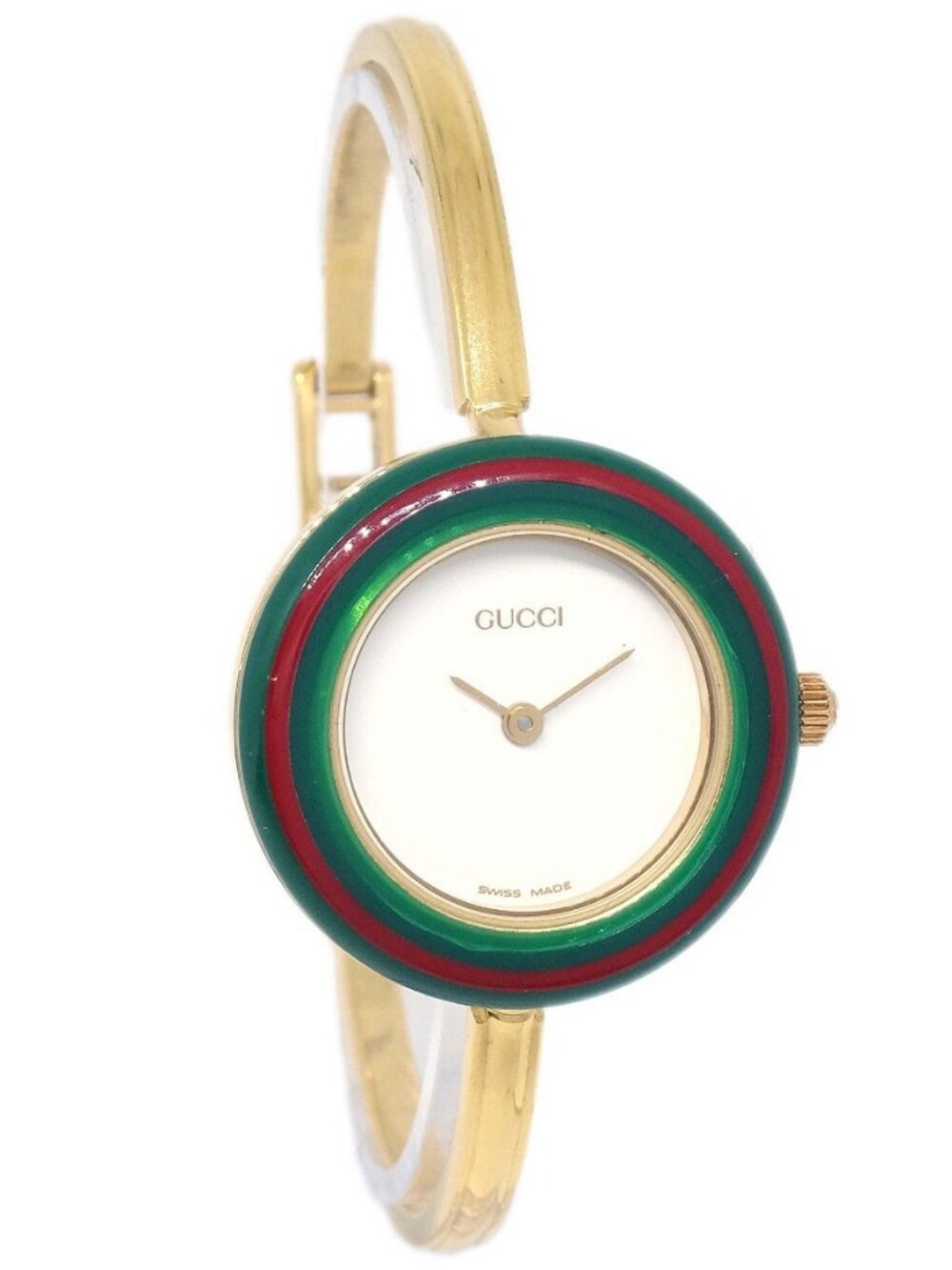 Gucci 11/12.2 Change Bezel Chameleon Quartz Watch SS 178186 - Picture 11 of 15